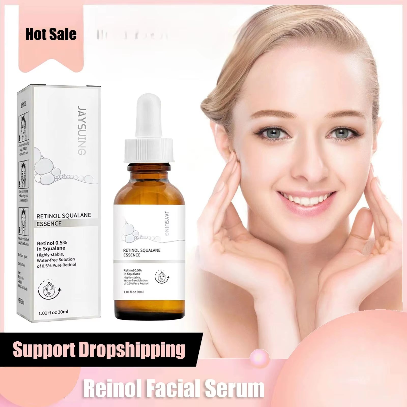 Retinol Ordinary Serum Remove Eye Fine Lines Lifting Brighten Skin Moisturize Firm Facial Essence