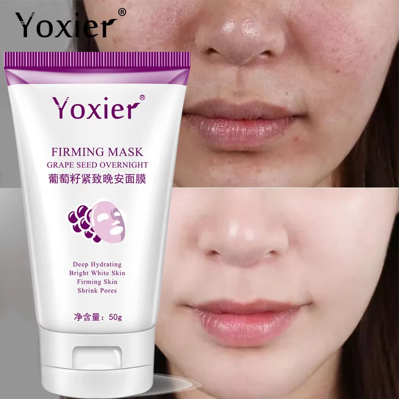 Night Cream Mask Hyaluronic Acid Whitening Moisturizing Nourishing Mask Nutrition Repair the Skin Sleeping Firming Mask