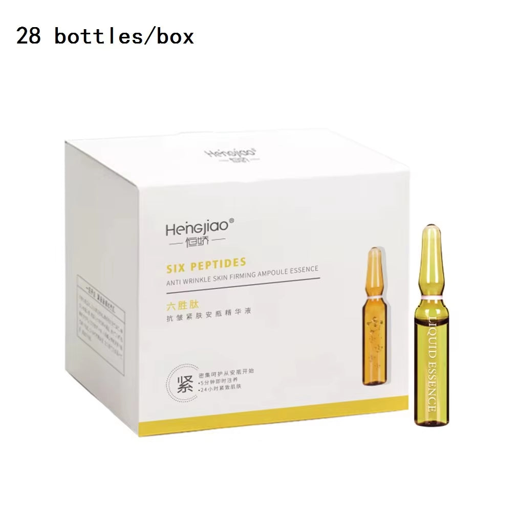 28 Bottles Fullerene Hyaluronic Acid Ampoule Face Serum Shrink Pores Anti-Ance Nicotinamide Whitening Moisturizing Wrinkle